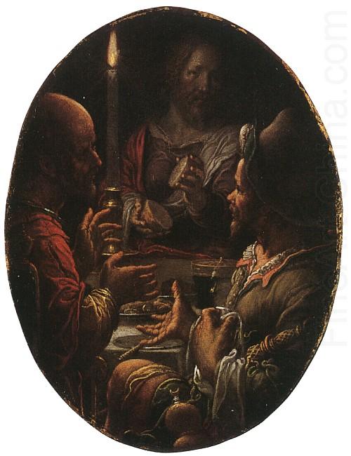 Joachim Wtewael Supper at Emmaus oil painting picture